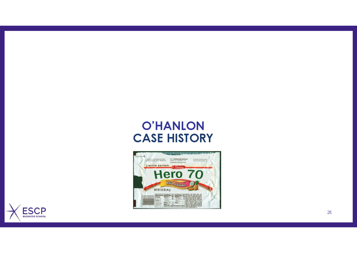 O'Hanlon Small case inclass S1 O’HANLON CASE HISTORY O’Hanlon Candy