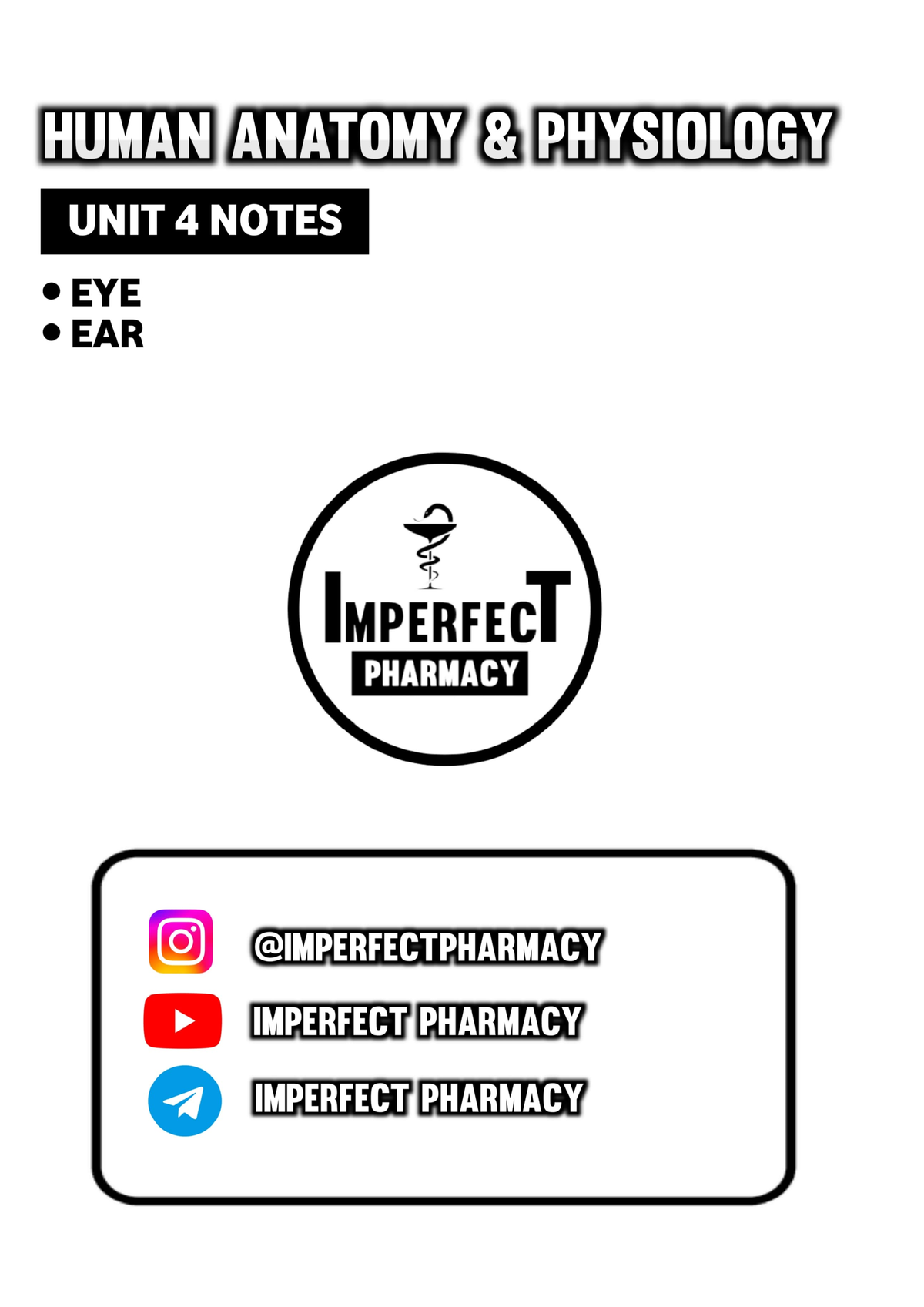 UNIT 4 HAP ( Imperfect Pharmacy ) - B. Pharmacy - Studocu