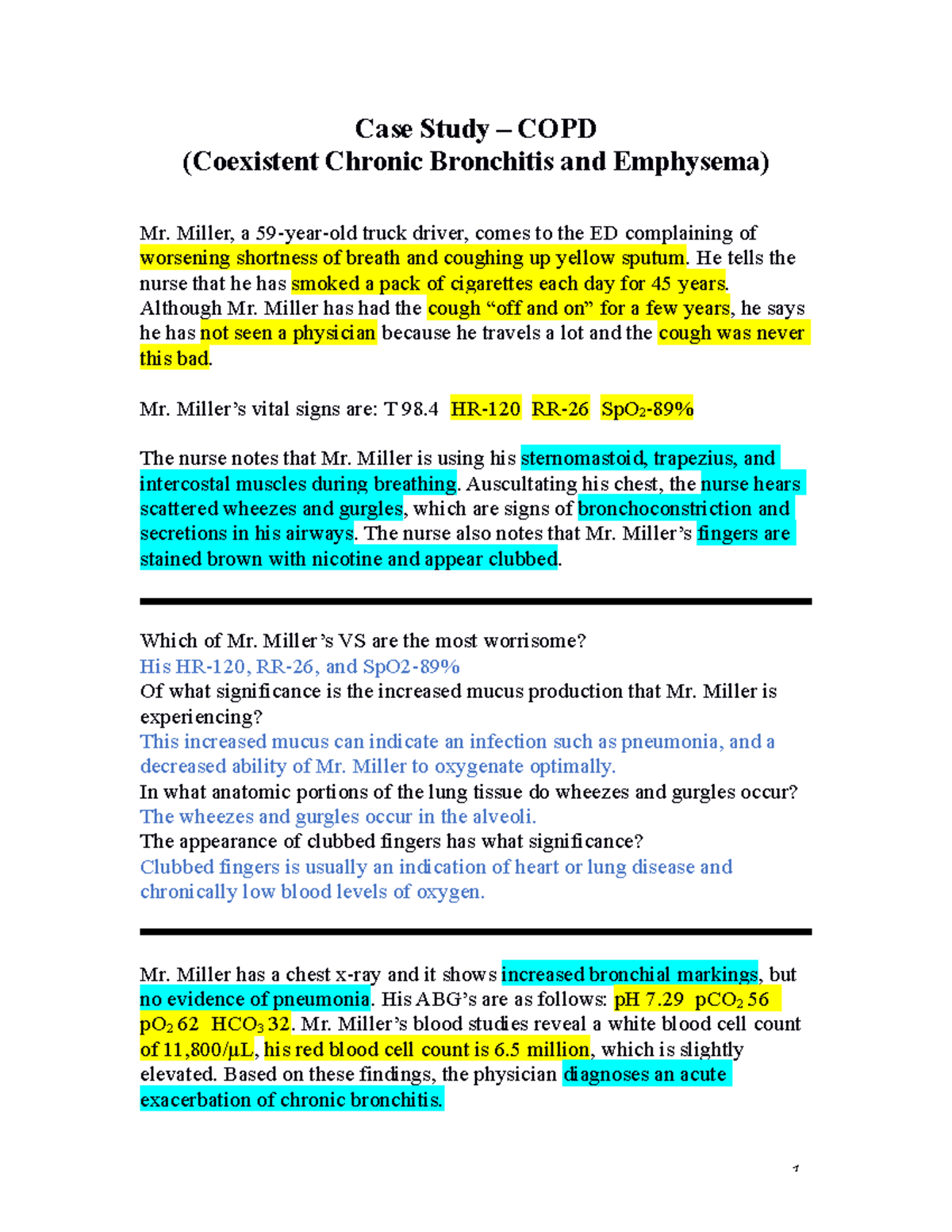 case study copd