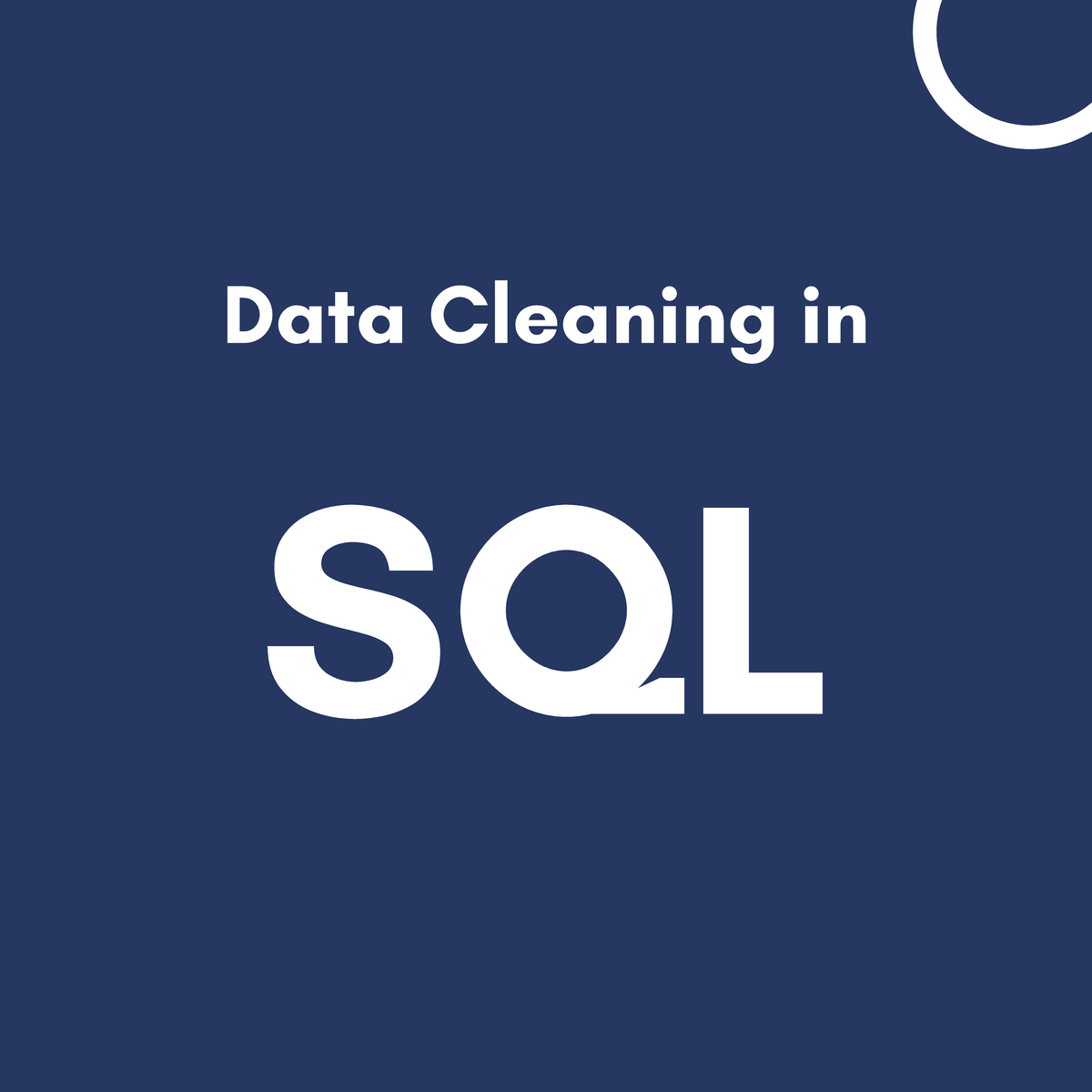 Data Cleaning in SQL - ñjlaskdfjkasfjkljakas - SQL Data Cleaning in 1 ...