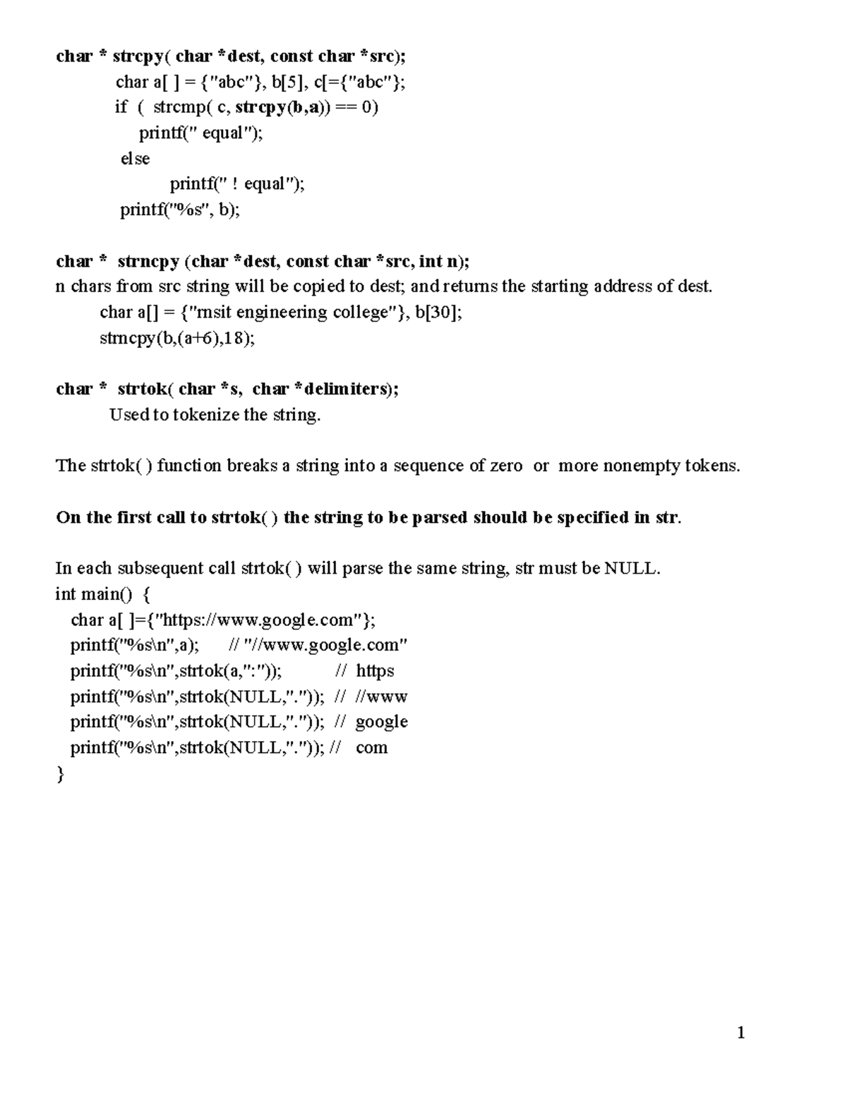 Const char in string