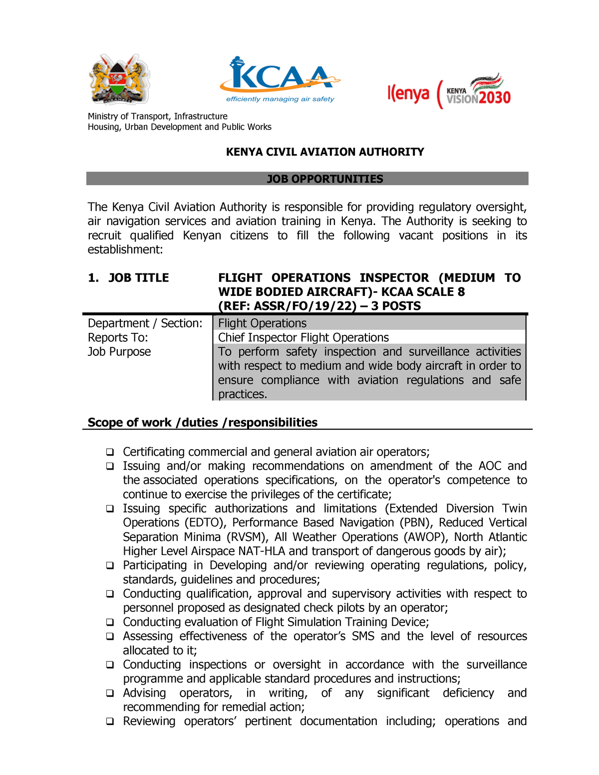 job-advertisement-5-july2022-ministry-of-transport-infrastructure