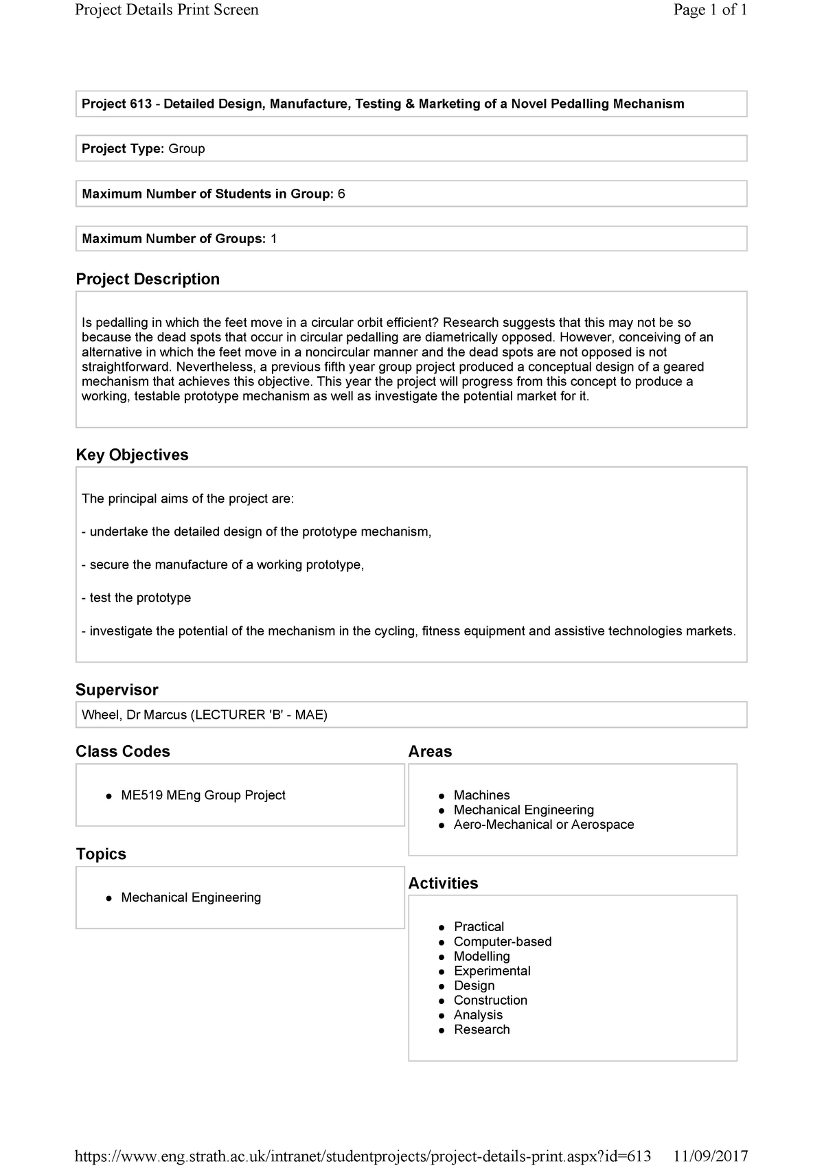 Combined Projects 2017-18 - Project Details Print Screen Page 1 of 1 ...