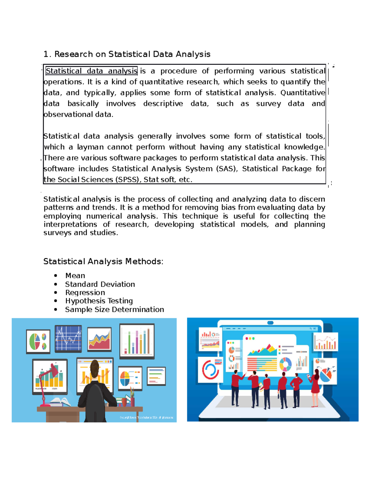 Research on Statistical Data Analysis - 1. Research on Statistical Data ...