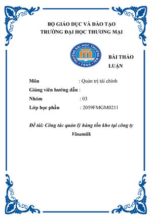 Bật mí về hoạt động quản lý hàng tồn kho của Vinamilk