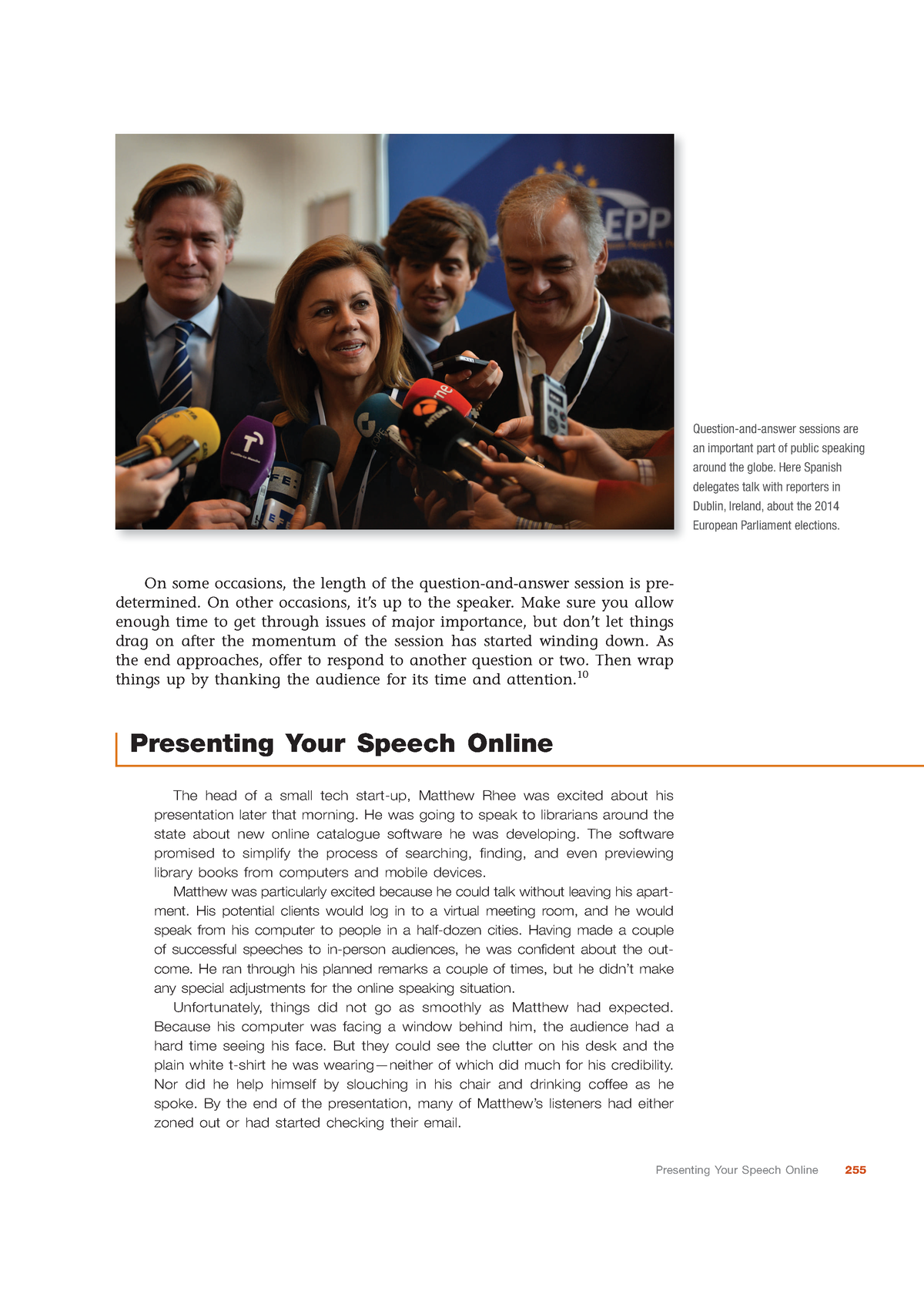 chapter 19 presenting your speech online