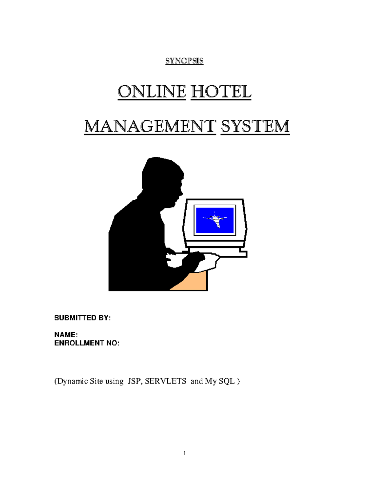 Online hotel management system synopsis Studocu