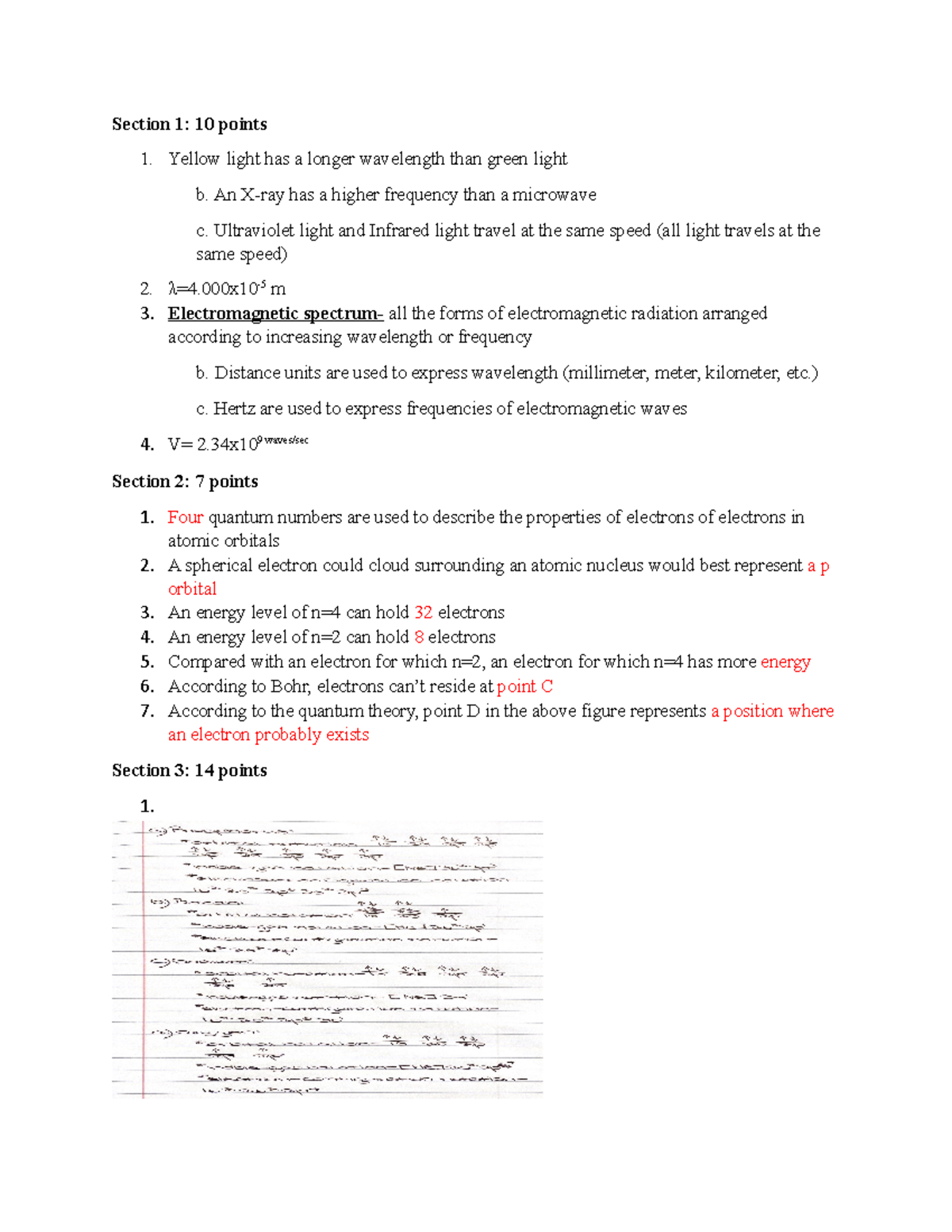 Chapter 4 Homework - Discusses Wavelength And Electromagnetic Spectrum ...