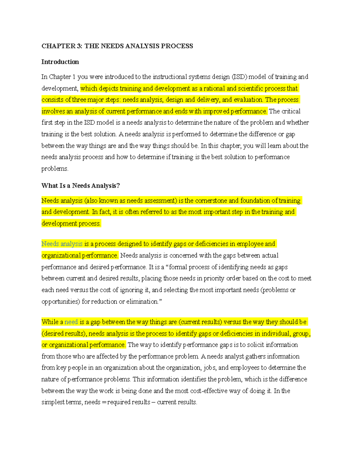 MANA 444 Chapter 3 - Notes for lectures MANA 4444 - CHAPTER 3: THE ...