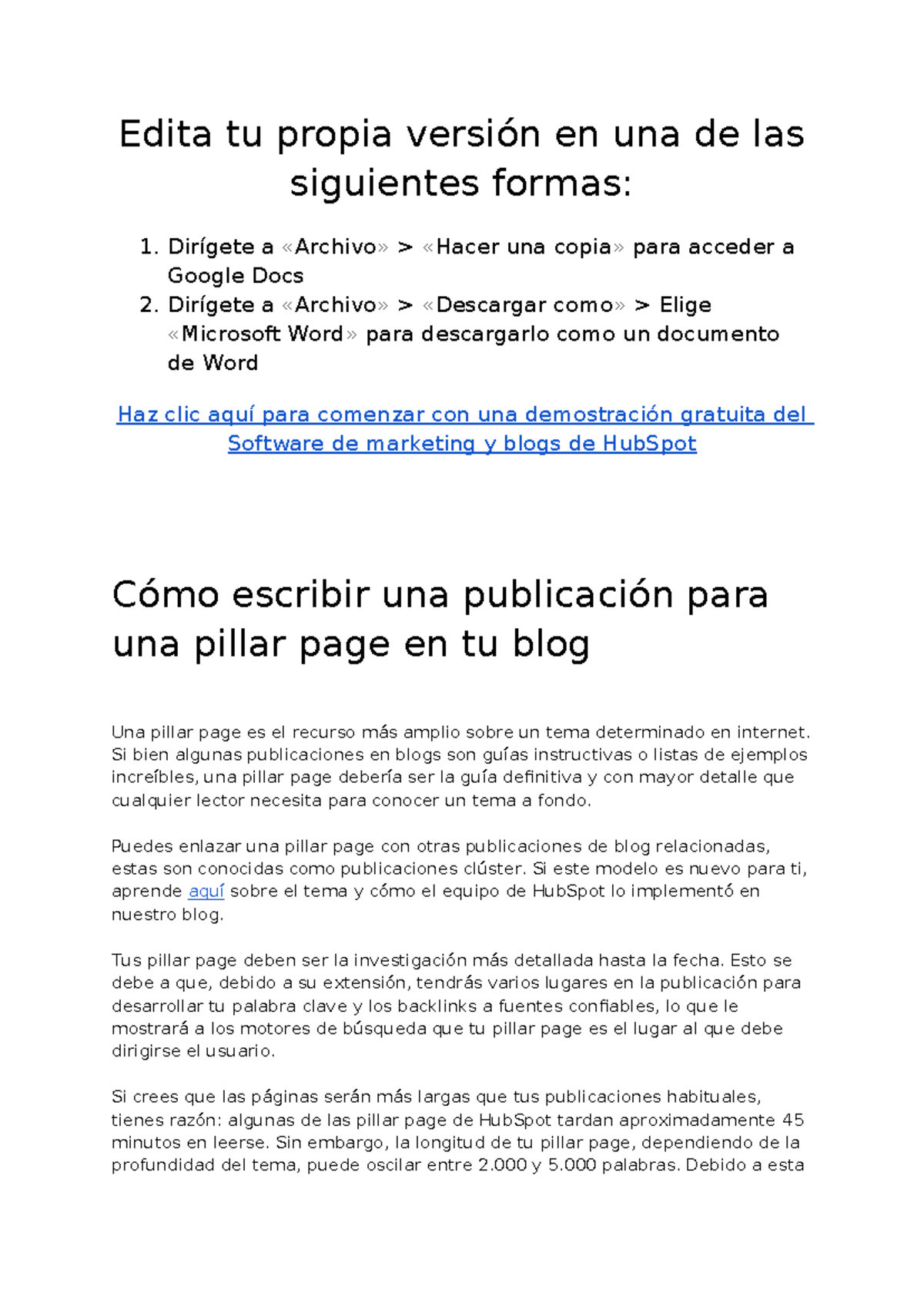 Plantilla de cómo escribir en tu blog - Edita tu propia versión en una ...