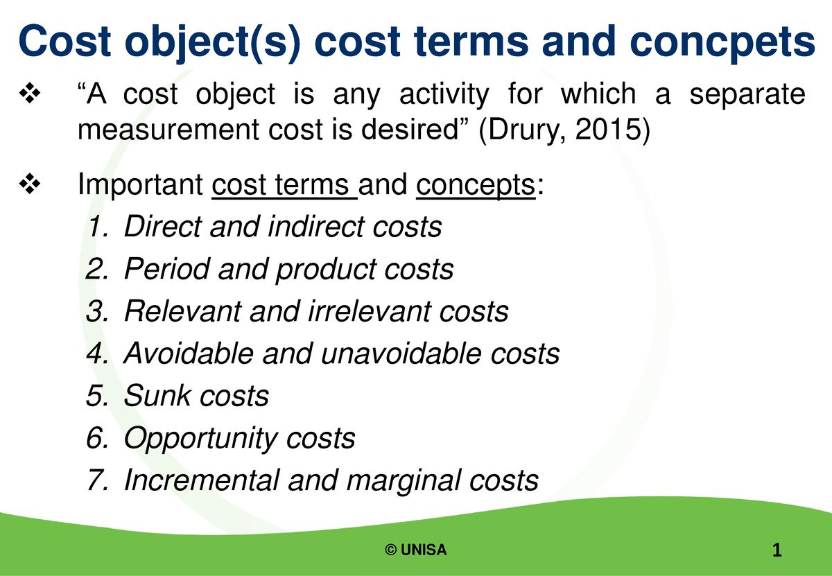 what cost is easily traceable to a cost object