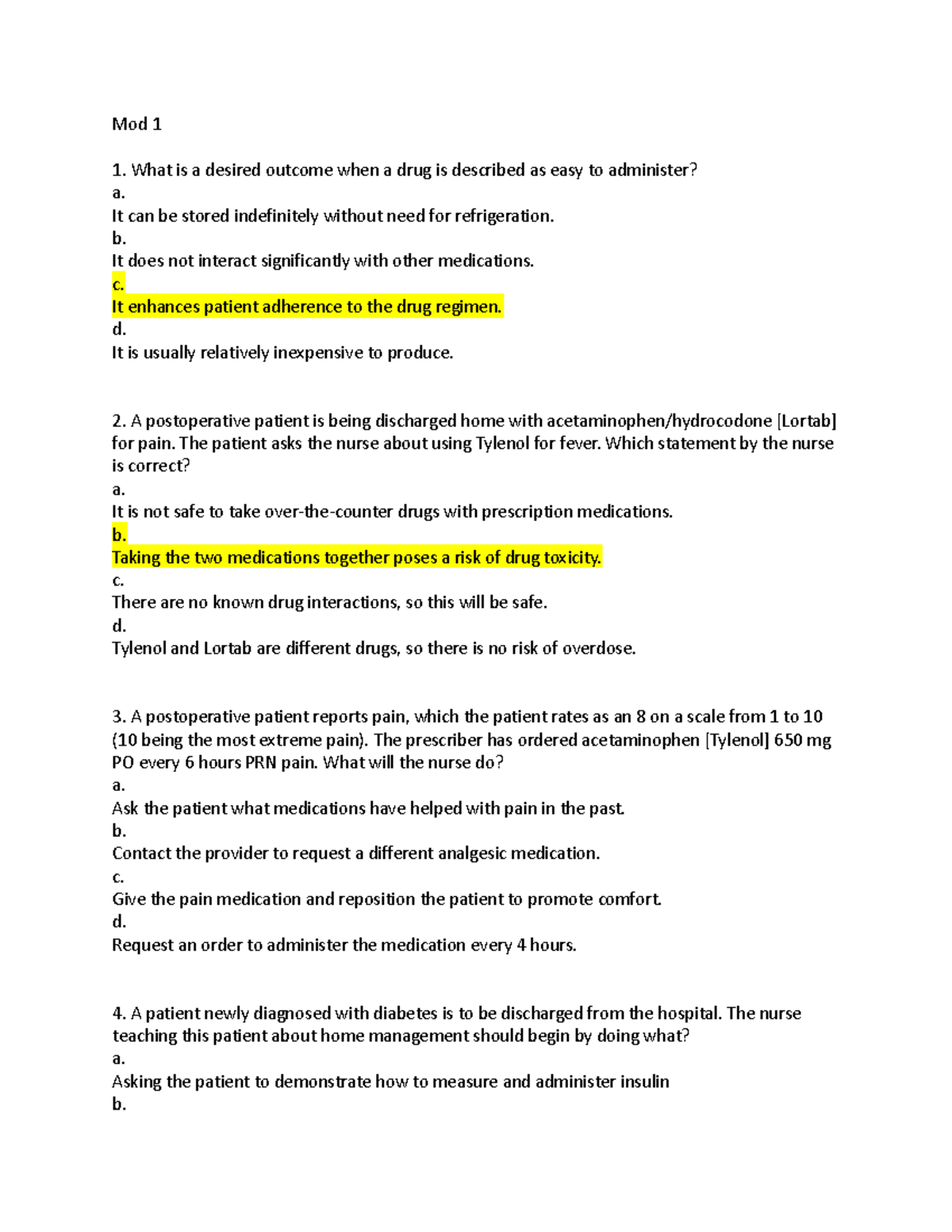Module one answers - quiz 1 practice - Mod 1 What is a desired outcome ...