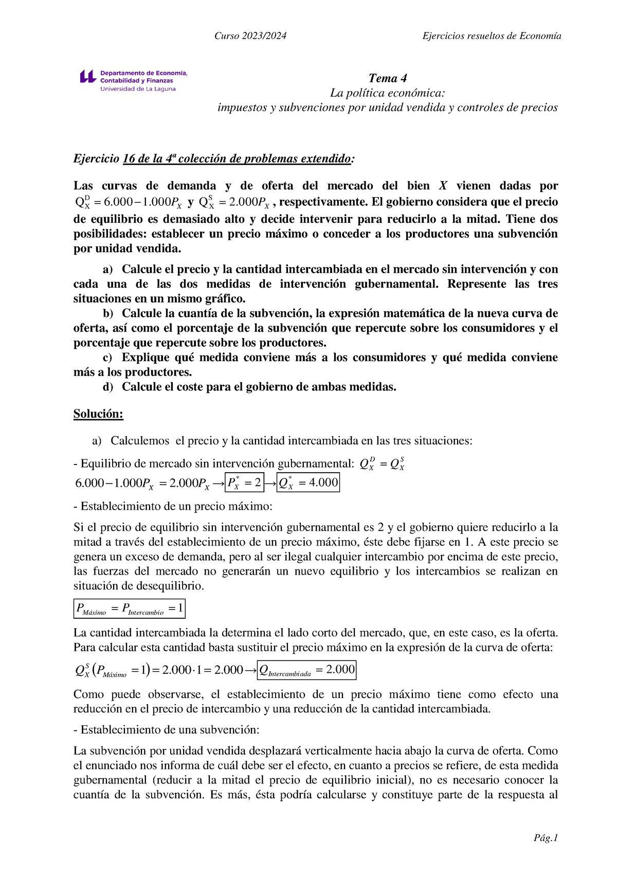 Ejercicios Resueltos Del Tema 4 23-24 - Curso 20 23 / 2024 Ejercicios ...