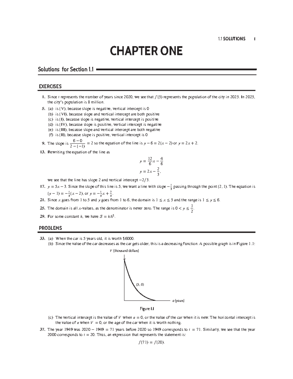 C01 studsols - practice for term test 1 - 1 SOLUTIONS 1 CHAPTER ONE ...