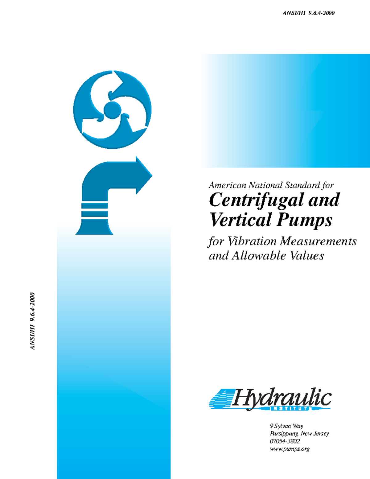 ANSI HI 9 - Standard - 9 Sylvan Way Parsippany, New Jersey 07054- pumps ...
