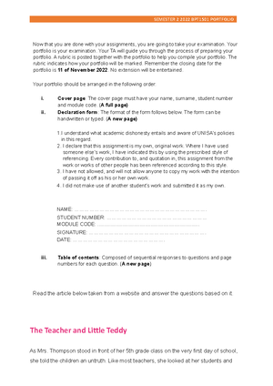 Assessment 3 suggested layout - Assessment 3: Written Assessment ...