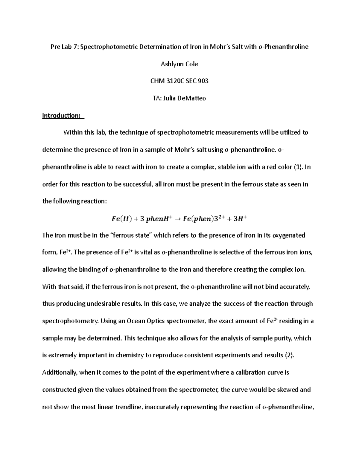 Pre Lab 7 - Pre lab 7 with correct references - Pre Lab 7 ...