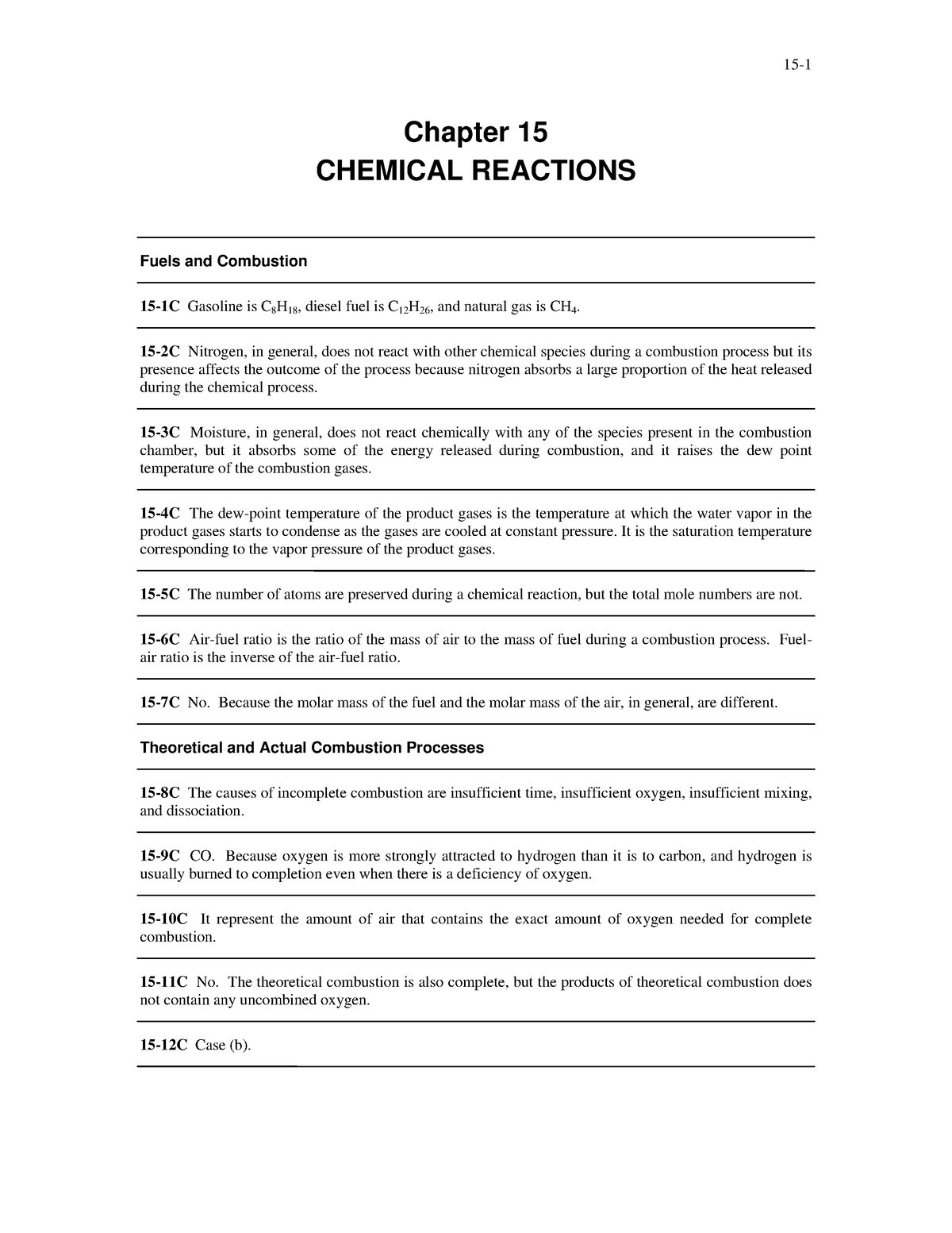 Inbound 3337229814450424273 - Chapter 15 CHEMICAL REACTIONS Fuels And ...