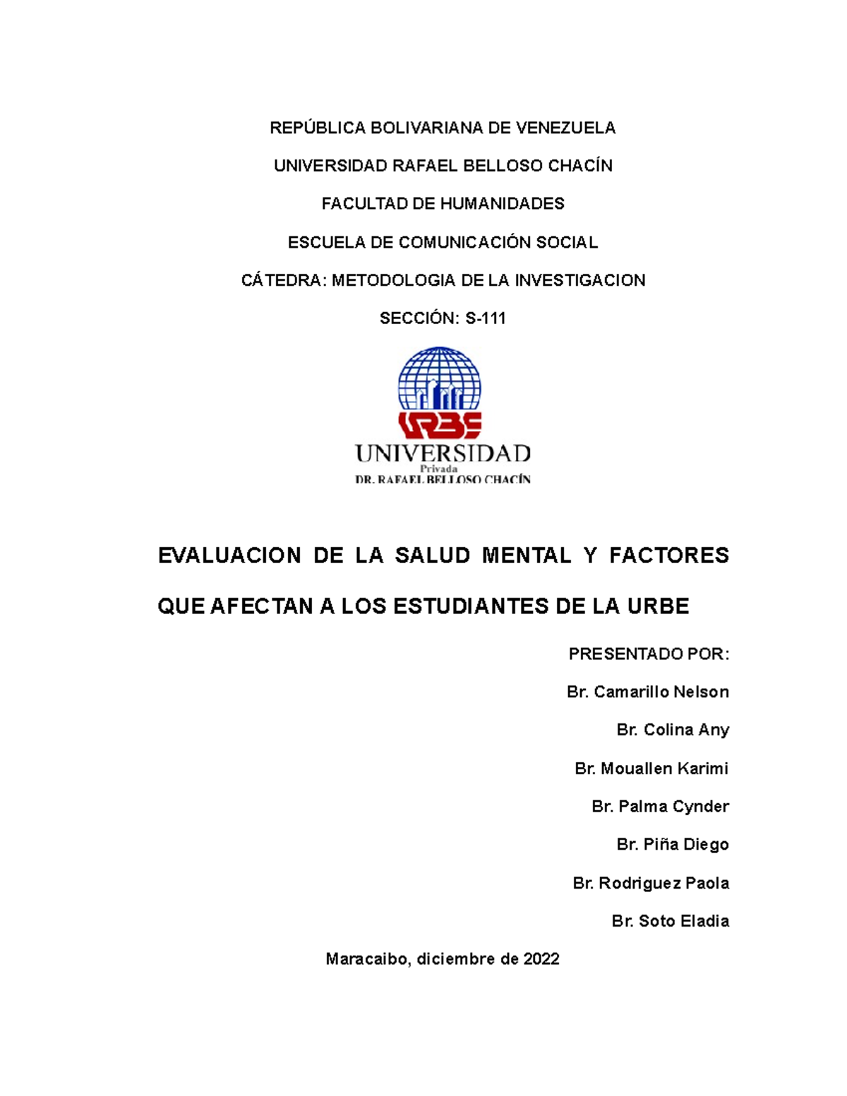 Metodologia cap 1 y 2 Nelson REPÚBLICA BOLIVARIANA DE VENEZUELA