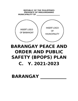 Program BDP- Bpopsp Badpa Formulation - Republic of the Philippines ...