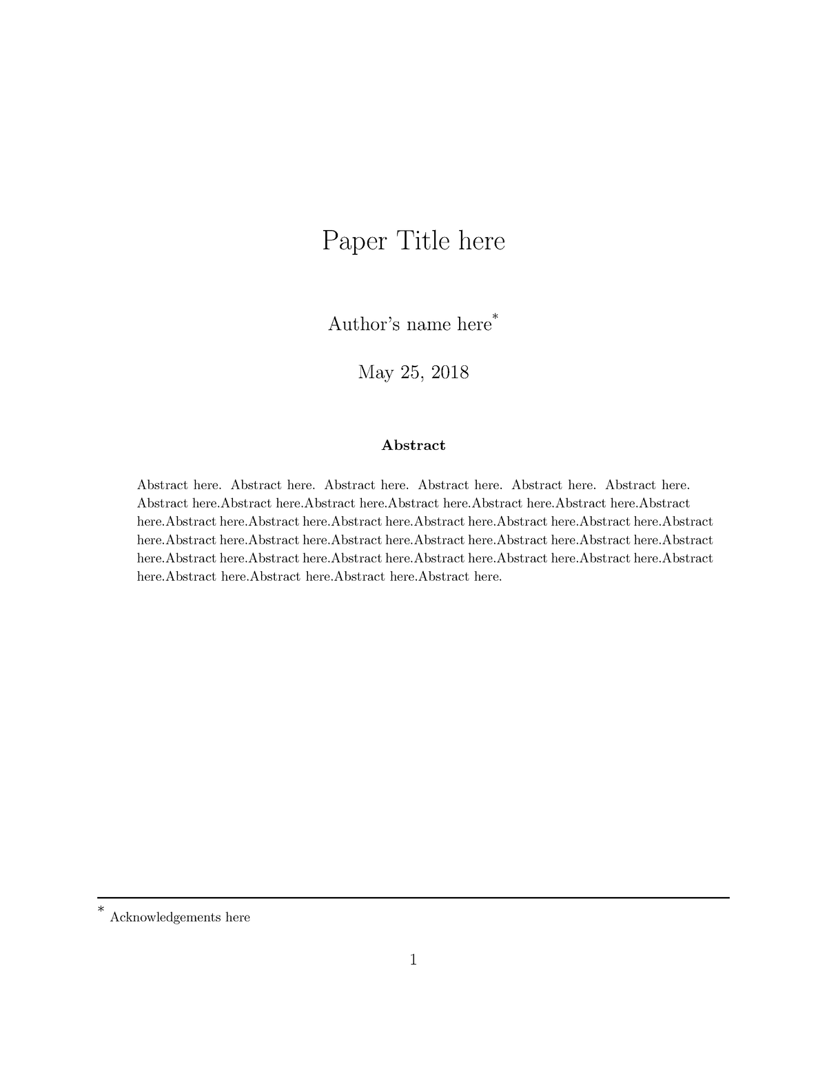 RM Tex Document Guide - Tex - Paper Title here Author’s name here* May ...