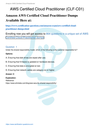 Valid CLF-C01 Practice Materials