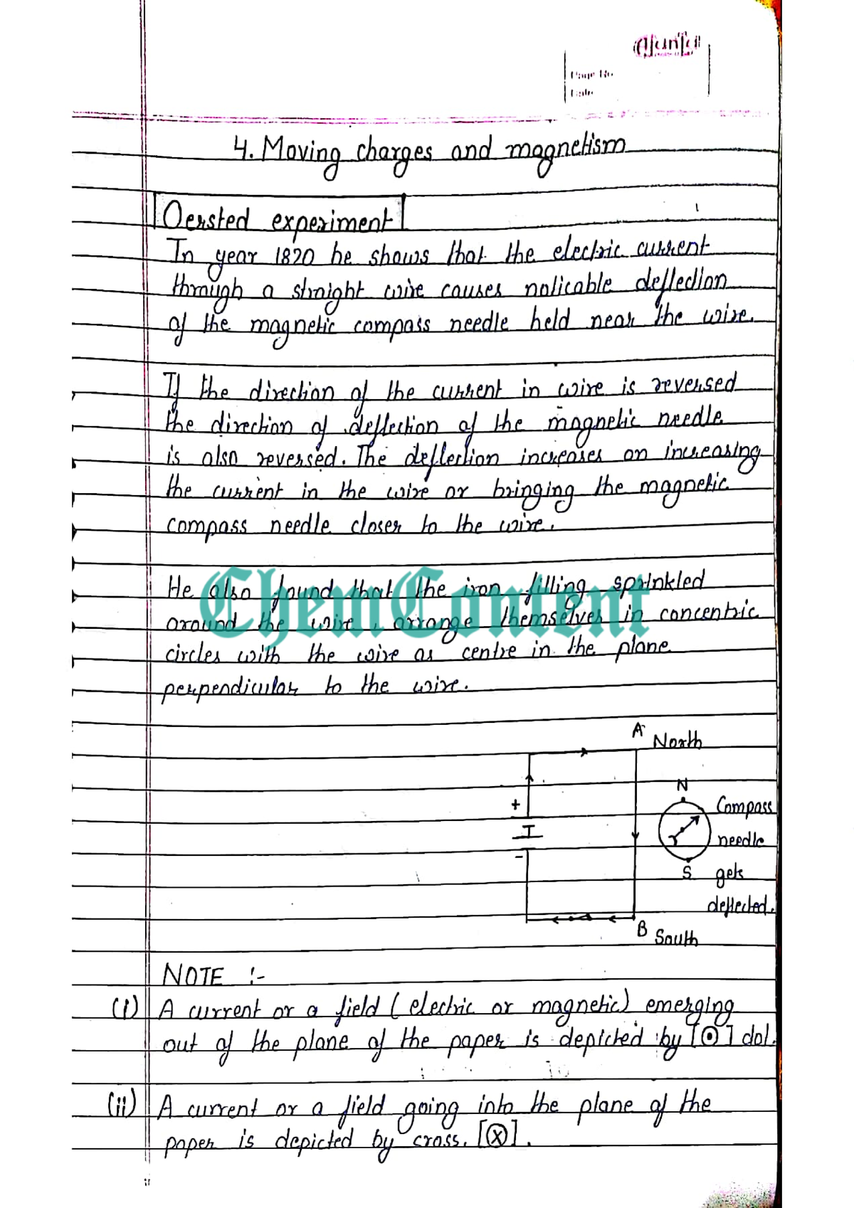 Moving Charges & Magnetism - Mathematics: Applications and ...