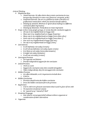 critical thinking tests with answers