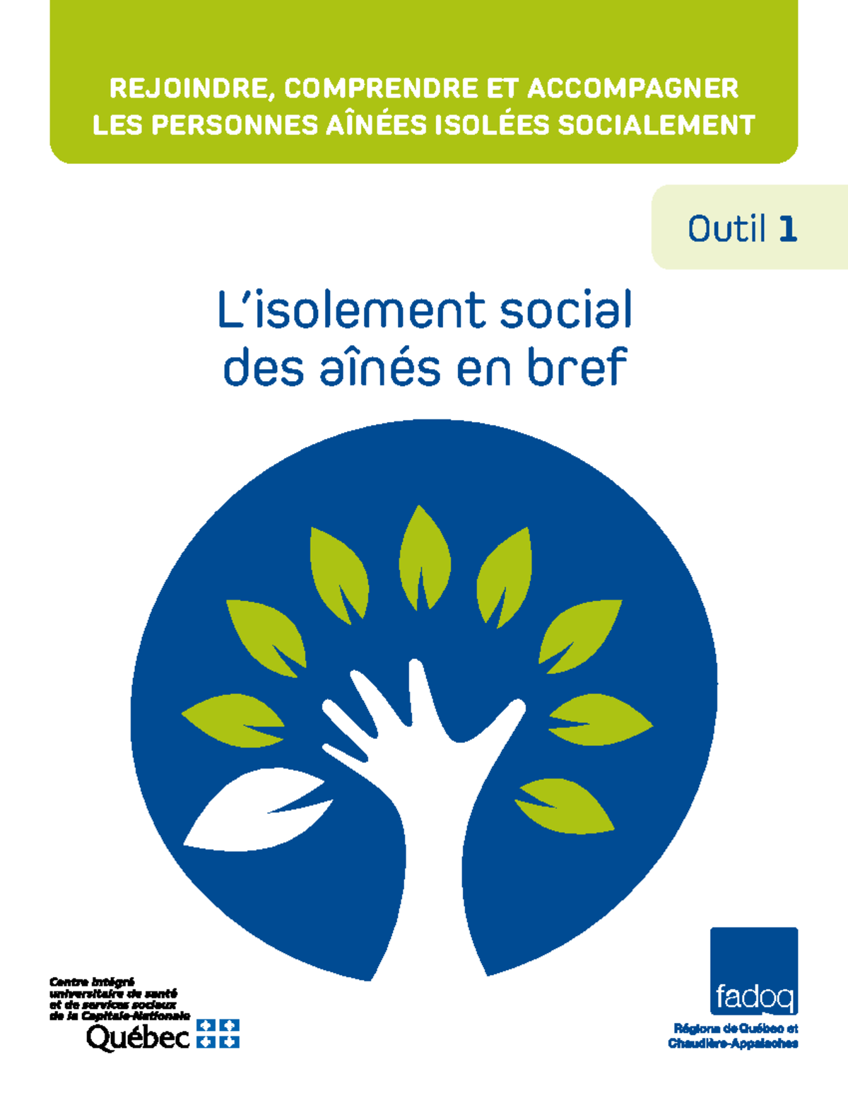 Outil 1 isolement - REJOINDRE, COMPRENDRE ET ACCOMPAGNER LES PERSONNES ...