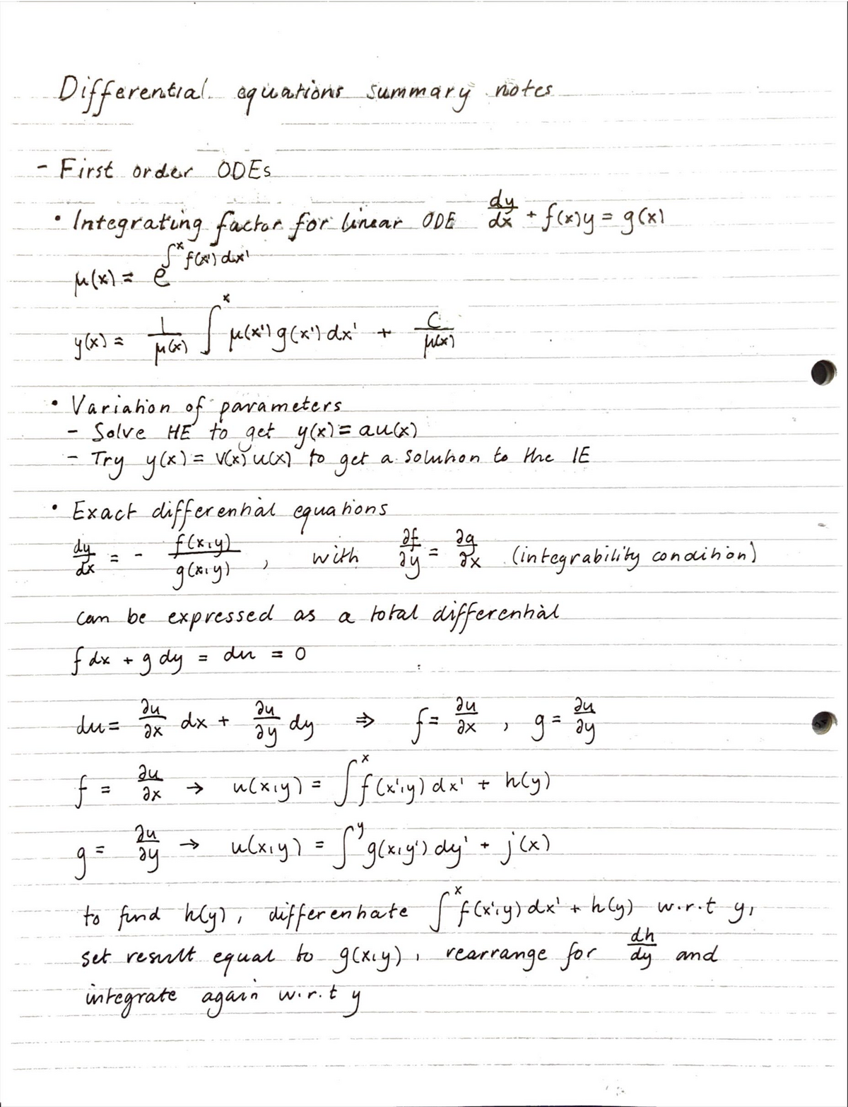 differential-equations-summary-notes-p2-5-studocu