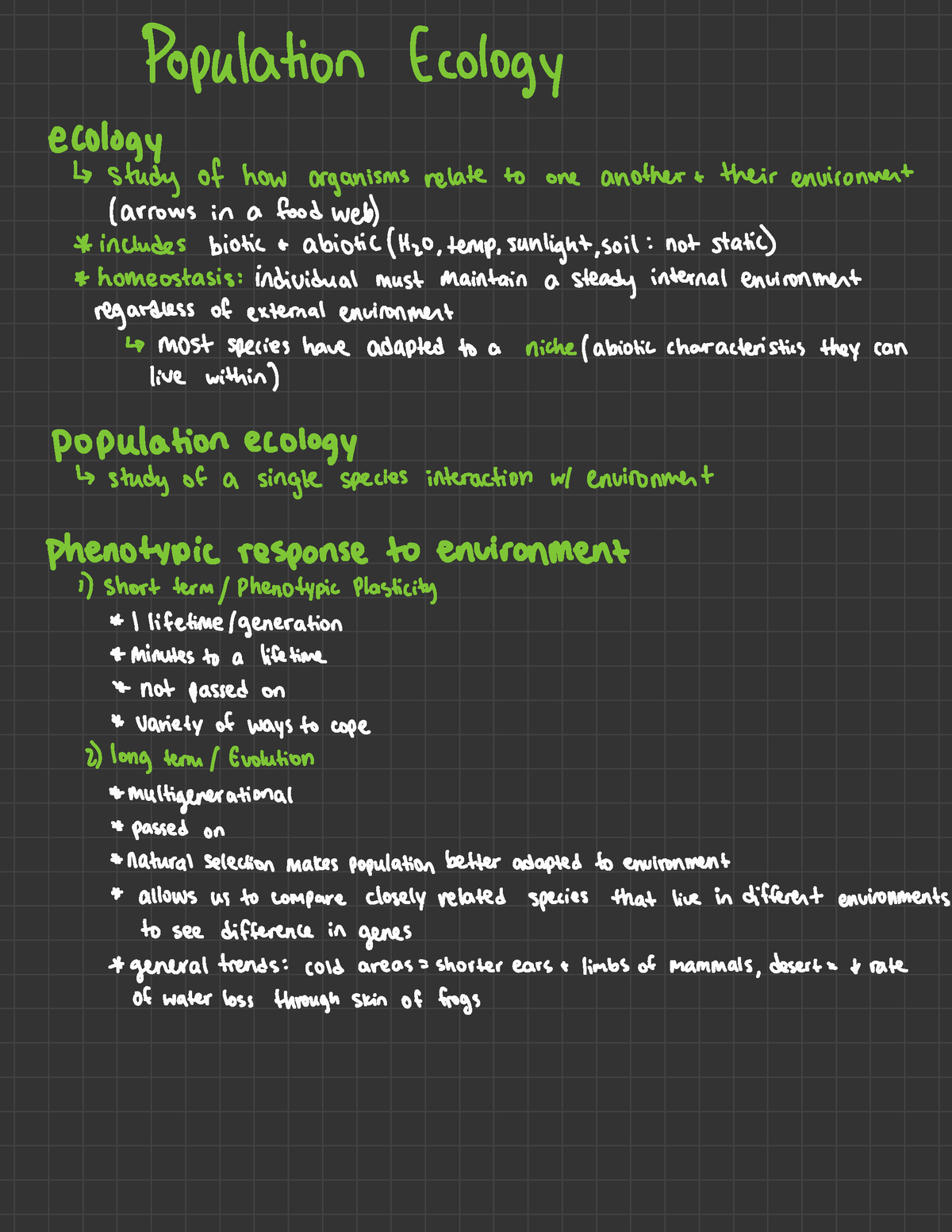 Bio 199 Population Ecology - Population Ecology Ecology Study Of How ...