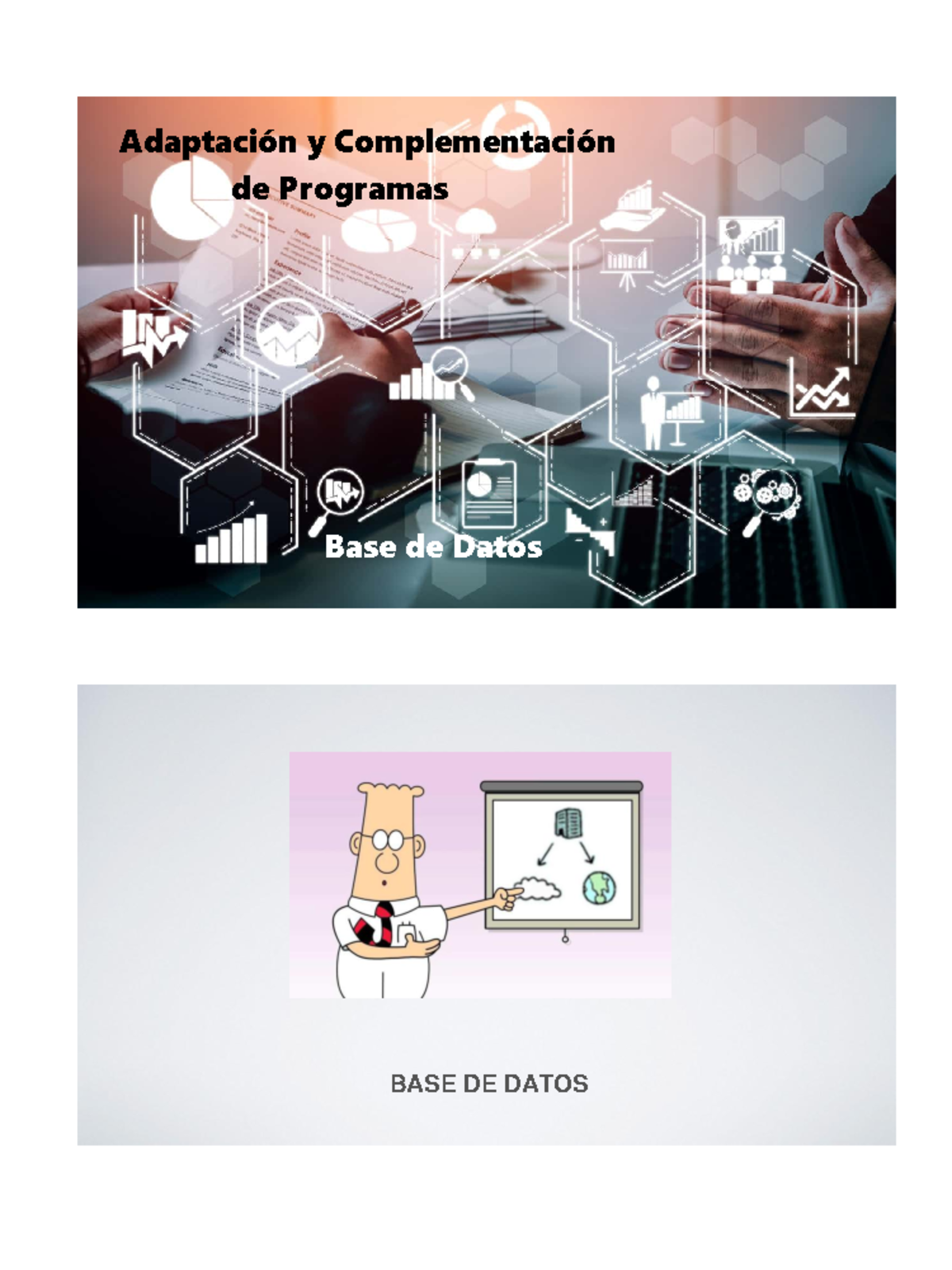 Actividad Nro 1 - ejercicios - 1 BASE DE DATOS Adaptación y ...