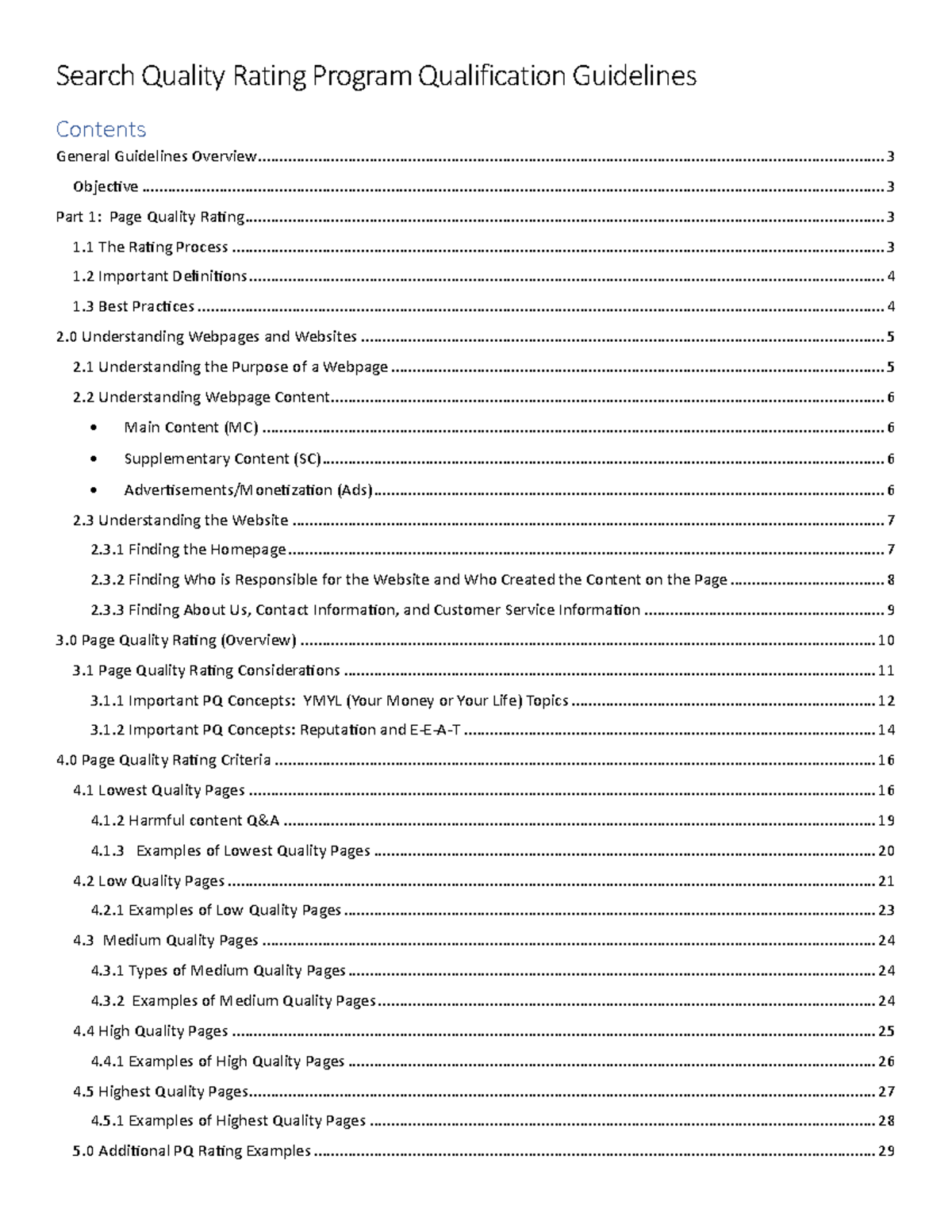 Yukon Abridged Guidelines 23f06d - Search Quality Rating Program ...