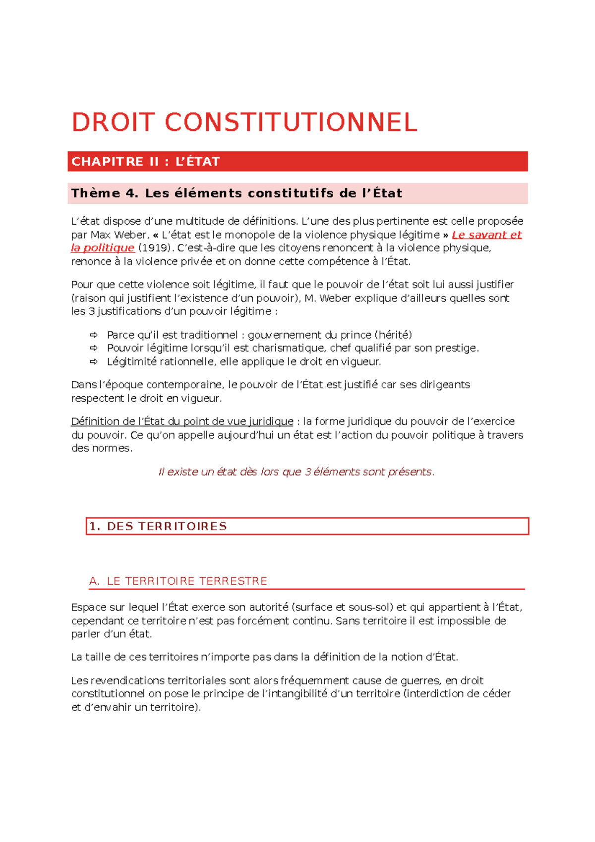 Chapitre 2 - Cours de droit des obligations L1 - DROIT CONSTITUTIONNEL ...