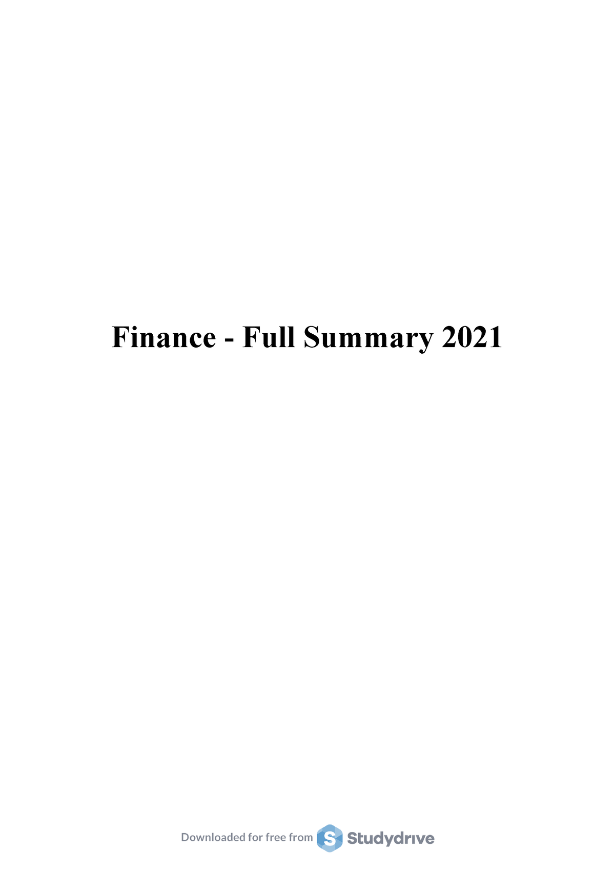 finance-full-summary-finance-full-summary-chapter-i-the