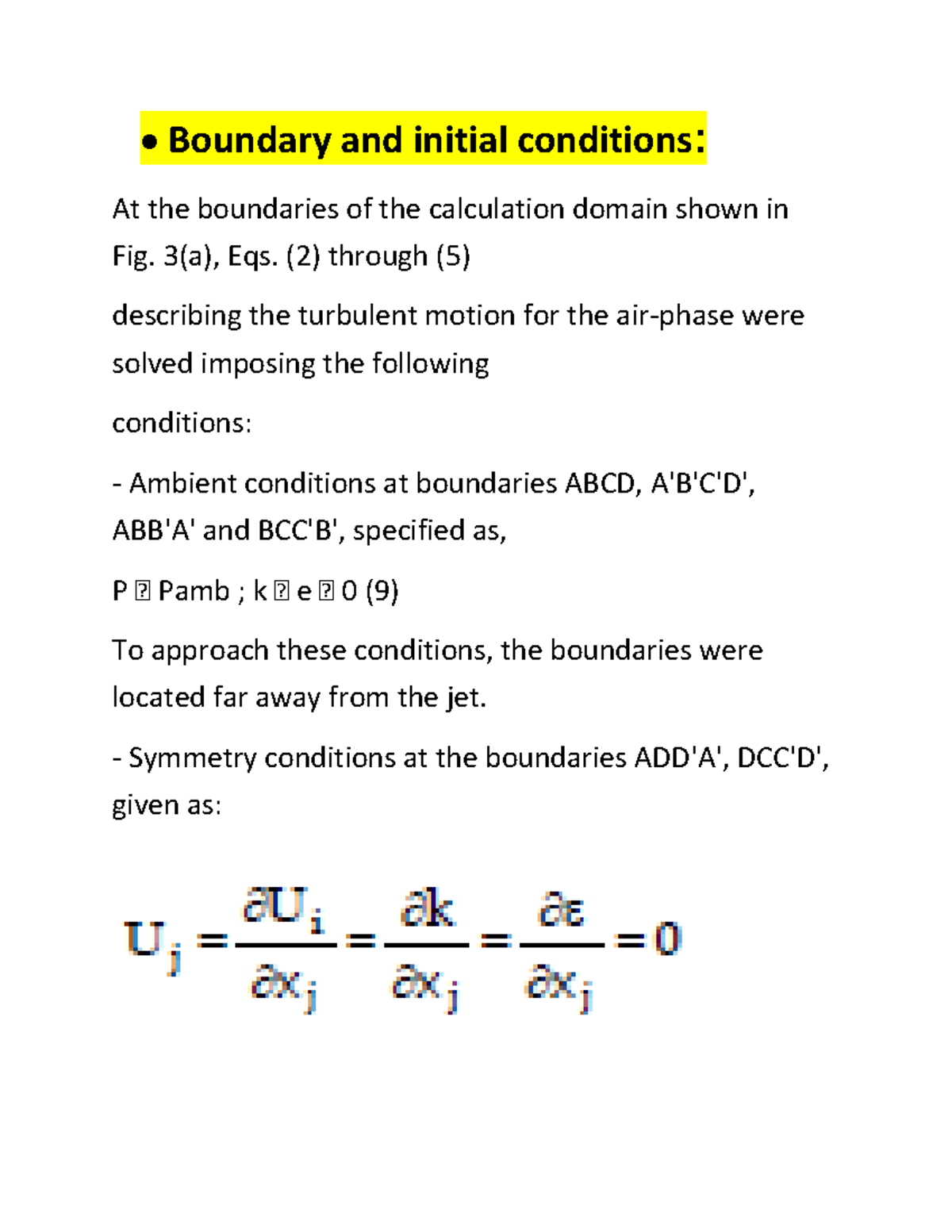 Boundary And Initial Conditions - 3(a), Eqs. (2) Through (5) Describing ...