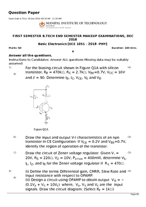 Mosfet - These Are The Teacher's Notes And Have Detailed Theories And ...