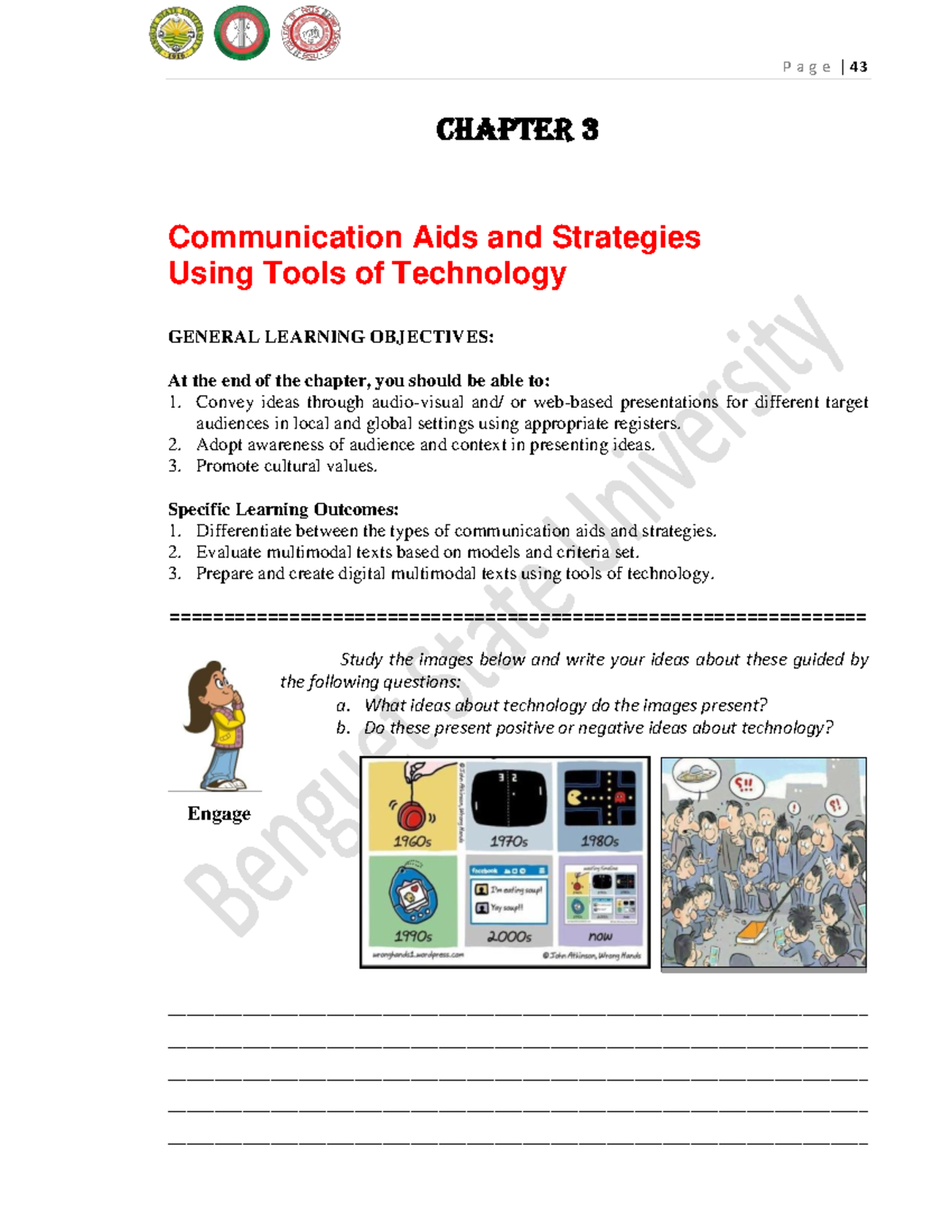 Chapter 3 Communication AIDS AND Strategies Using Tools OF Technology ...