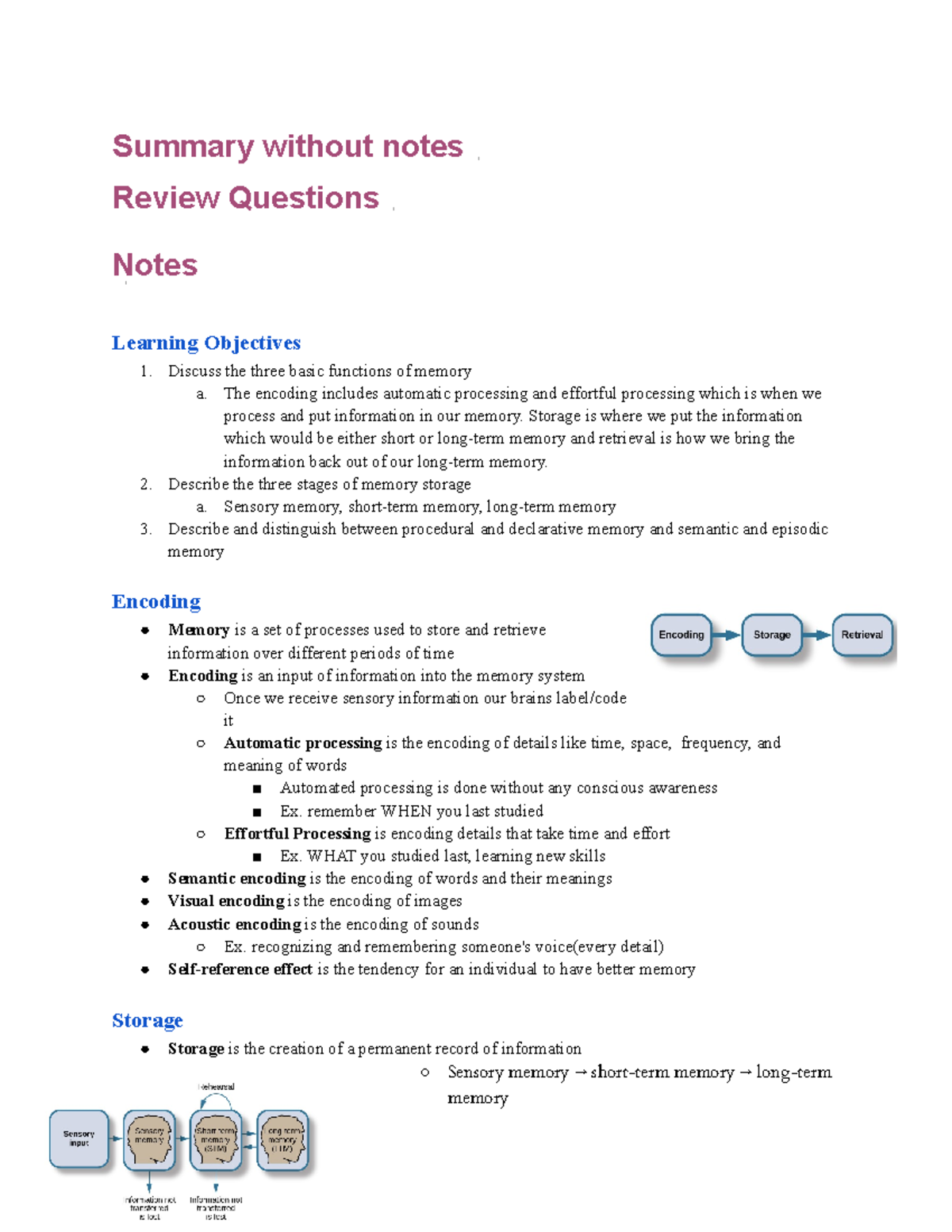 Chapter 8 - From Openstax Psych Textbook. Full Condensed Notes ...