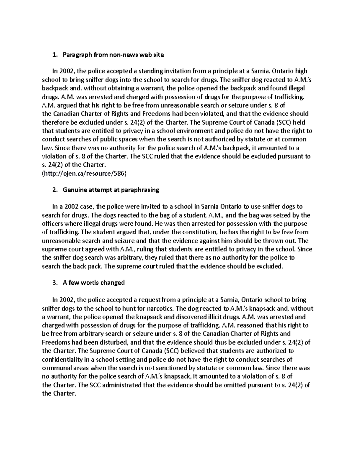 COSC 1P50 Patchwork Essay Paragraph from nonnews web site In 2002