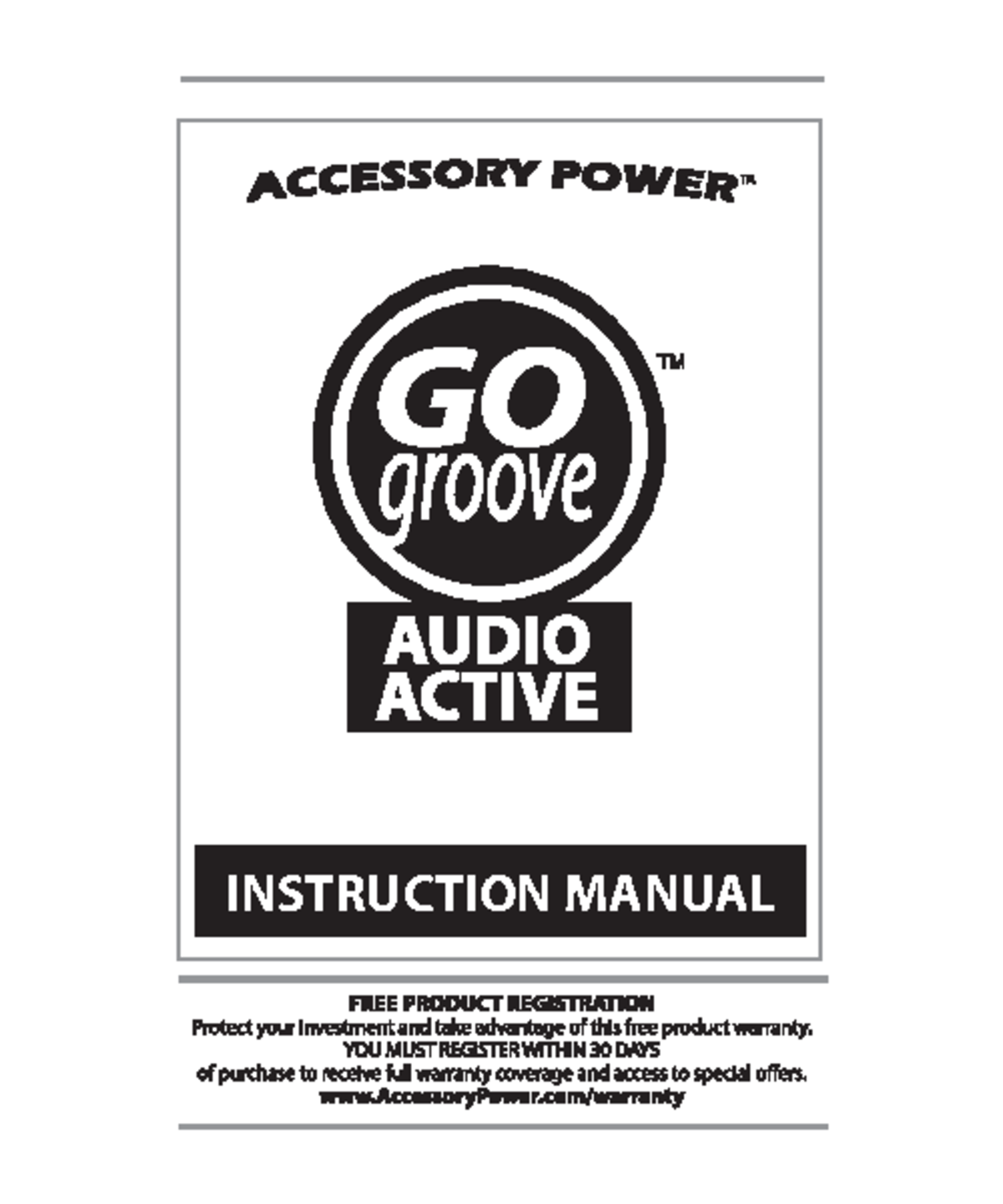 Audioactive manual system - INSTRUCTION MANUAL What’s in the Box Quick ...