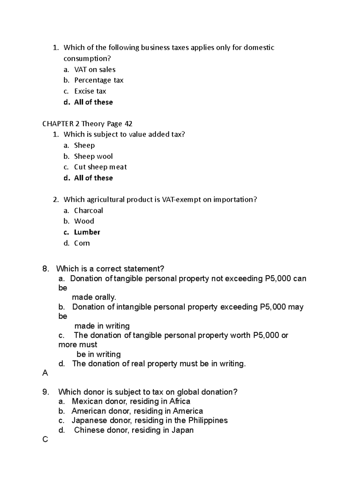 Auditing and Assurance Principles Lecture Notes - Which of the ...