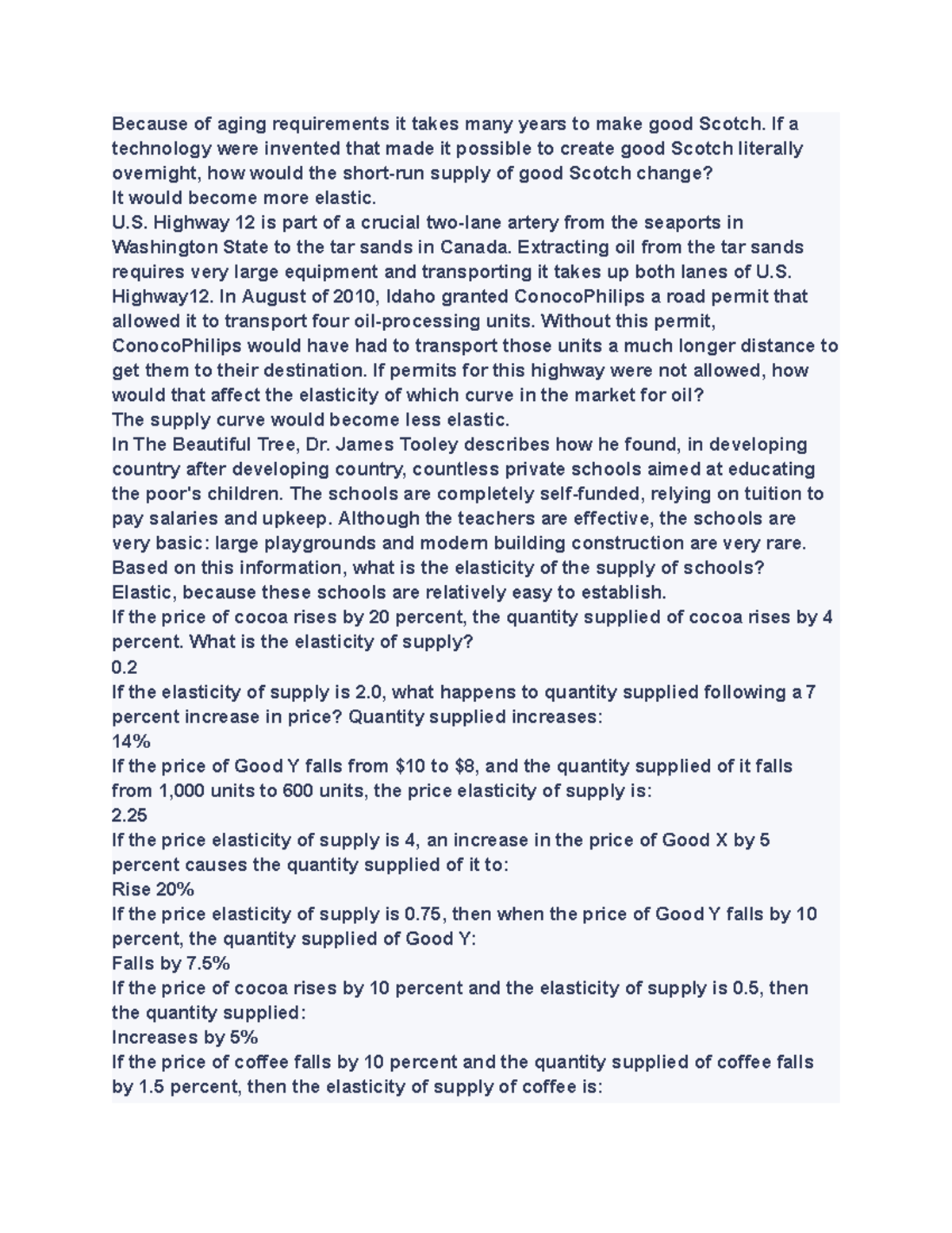 ECO201 12 (32) EXAM HELP Because of aging requirements it takes