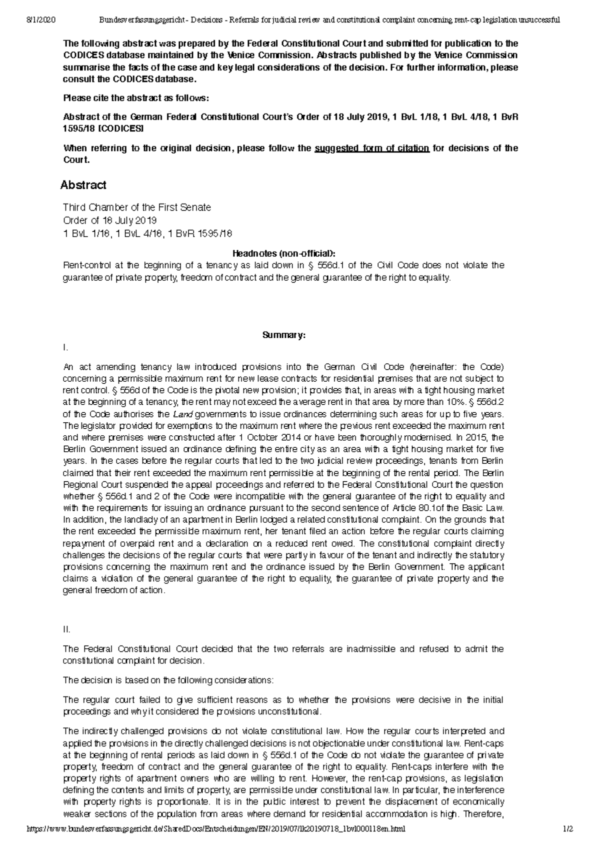 bverf-g-2019-rent-control-8-1-2020-bundesverfassungsgericht