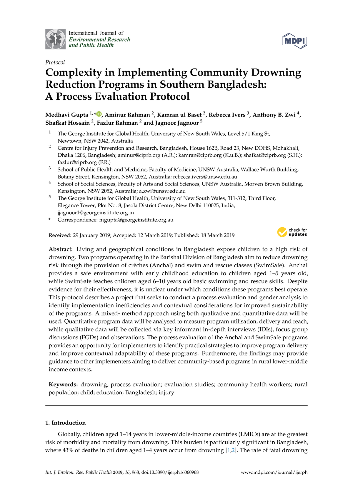 Ijerph-16-00968 - International Journal Of Environmental Research And ...