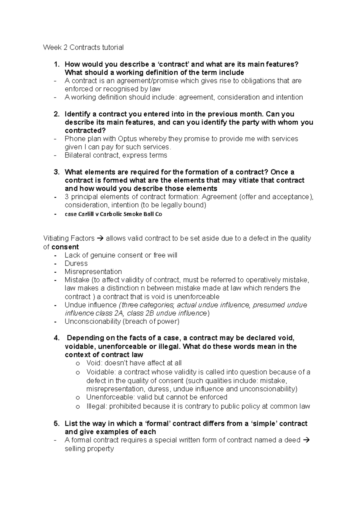 Week 2 Contracts Tutorial Week 2 Contracts Tutorial How Would You Describe A Contract And Week 2 Contracts Tutorial Week 2 Contracts Tutorial How Would You Describe A Contract And