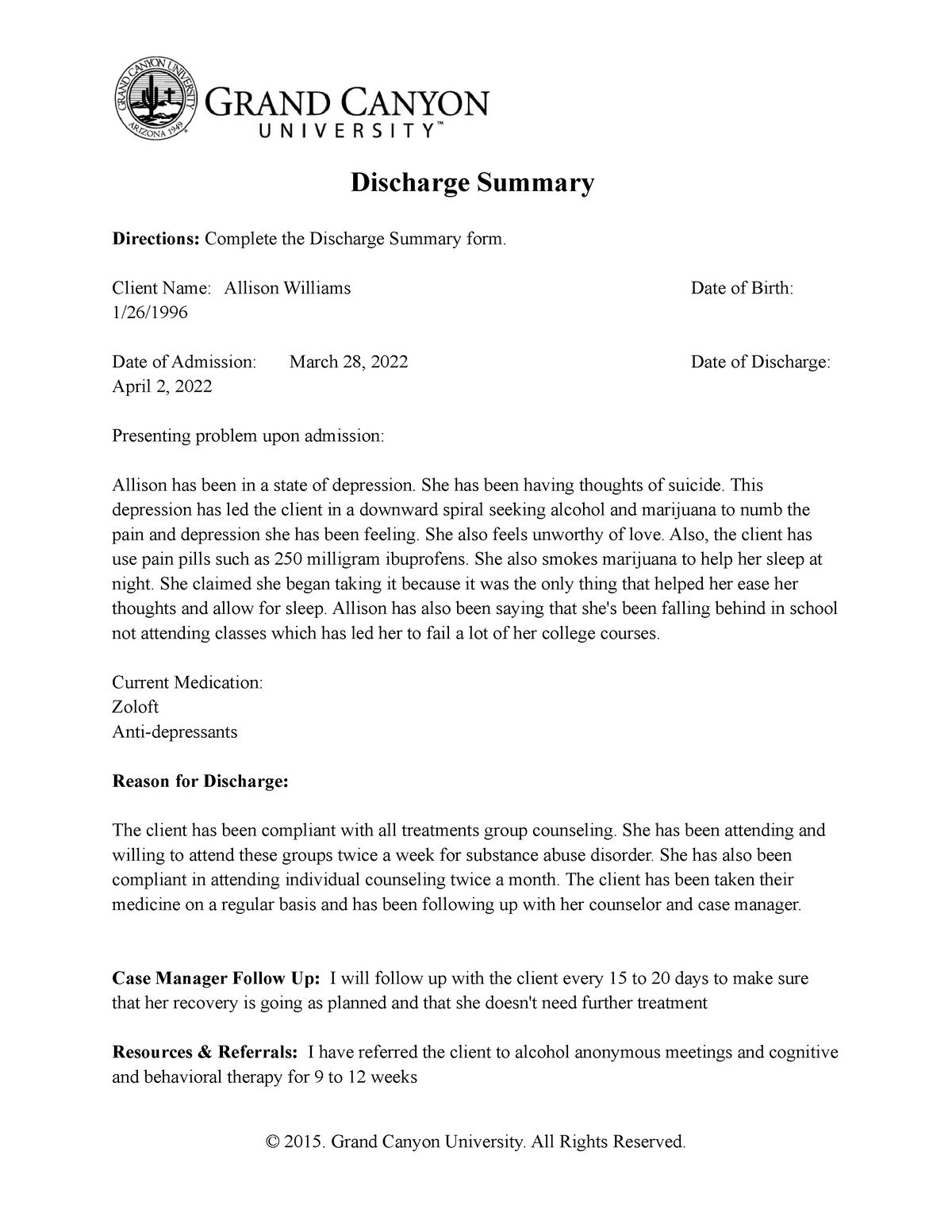 pcn-255-discharge-summary-worksheet-discharge-summary-directions