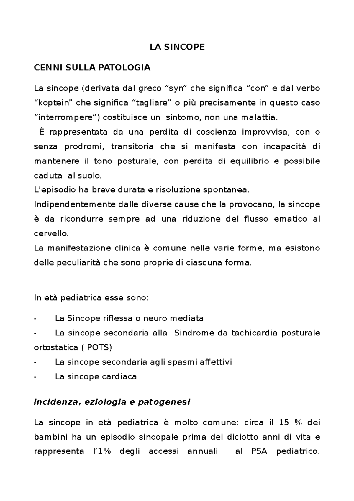 la-sincope-e-la-sua-gestione-la-sincope-cenni-sulla-patologia-la