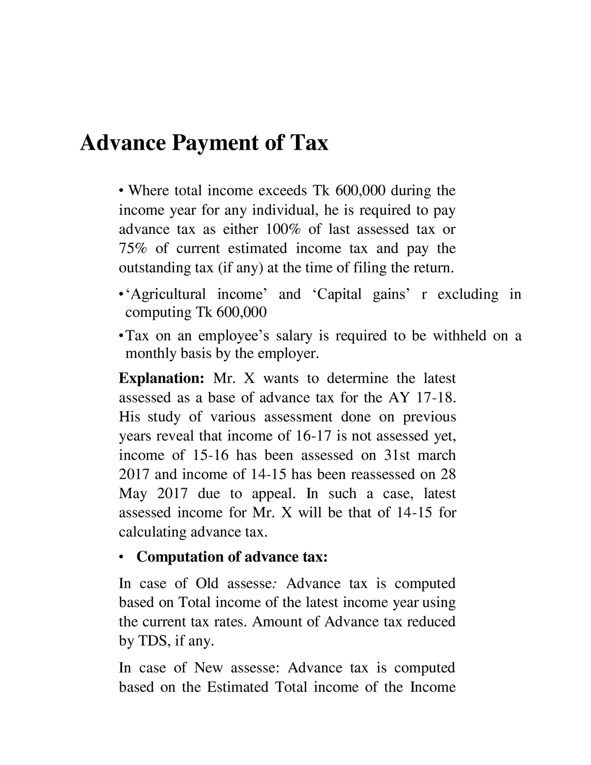 advance-payment-of-tax-advance-payment-of-tax-where-total-income