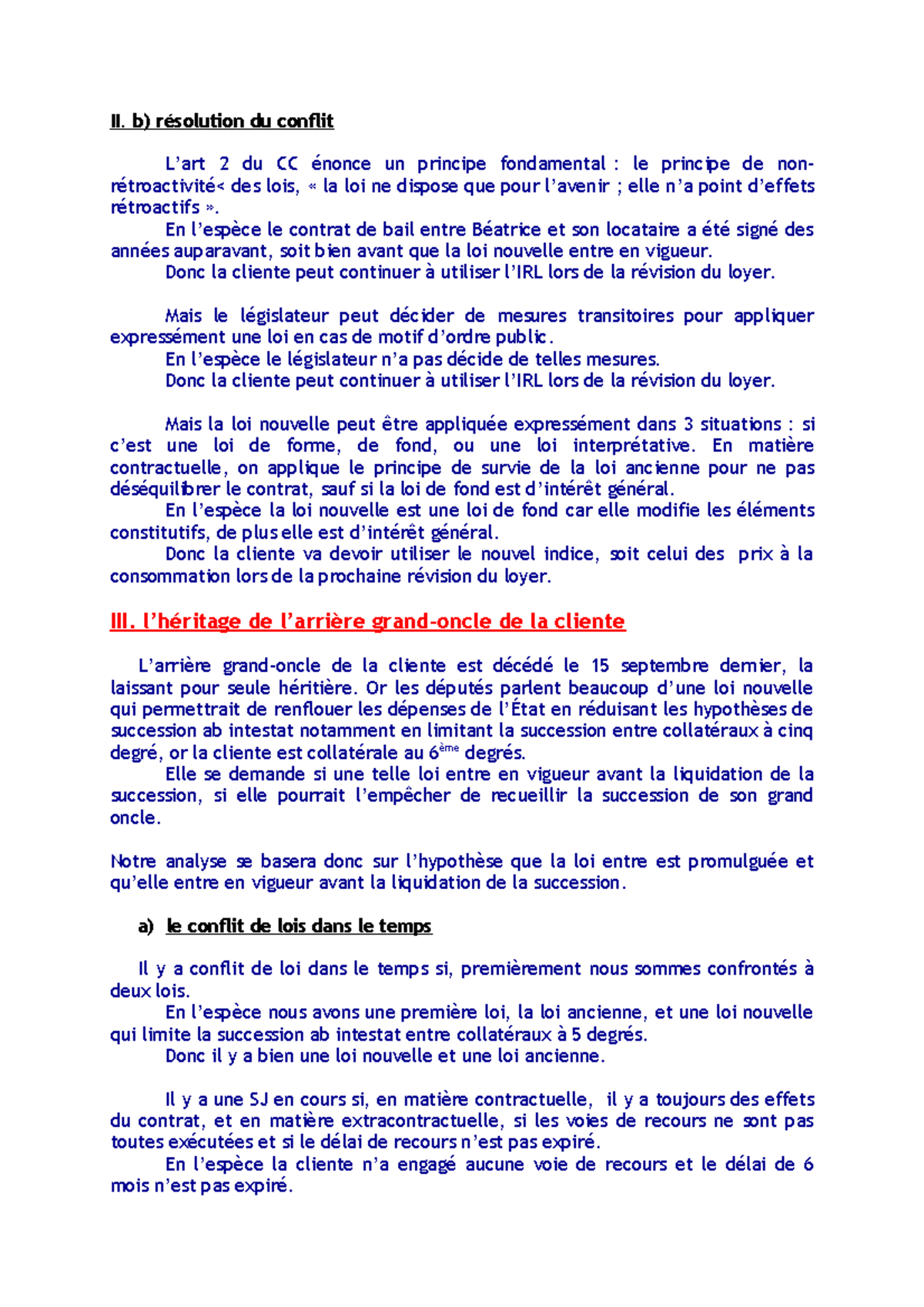 suite cas pratique de la seance  correction  droit civil ut